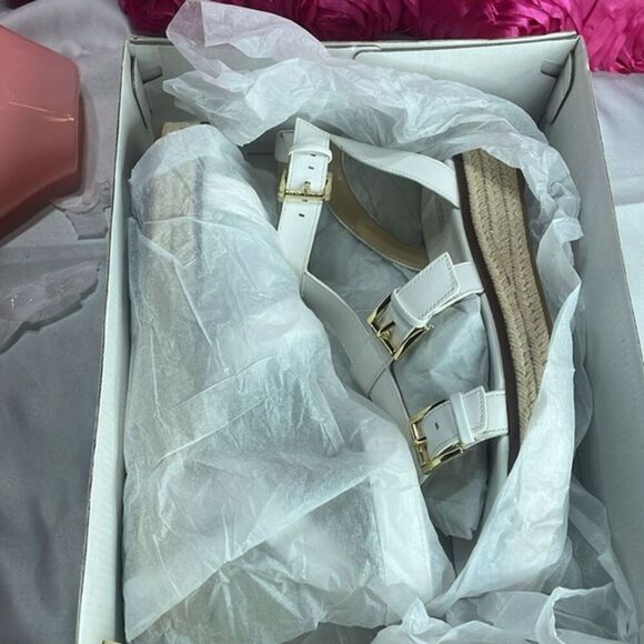 MICHAEL MICHAEL KORS, CUNNINGHAM SANDAL LEATHER, SIZE 8.5 - Picture 5 of 13